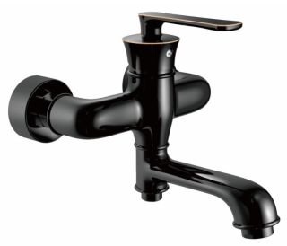 Смеситель для ванны Haiba HB60181-7 чёрный матовый